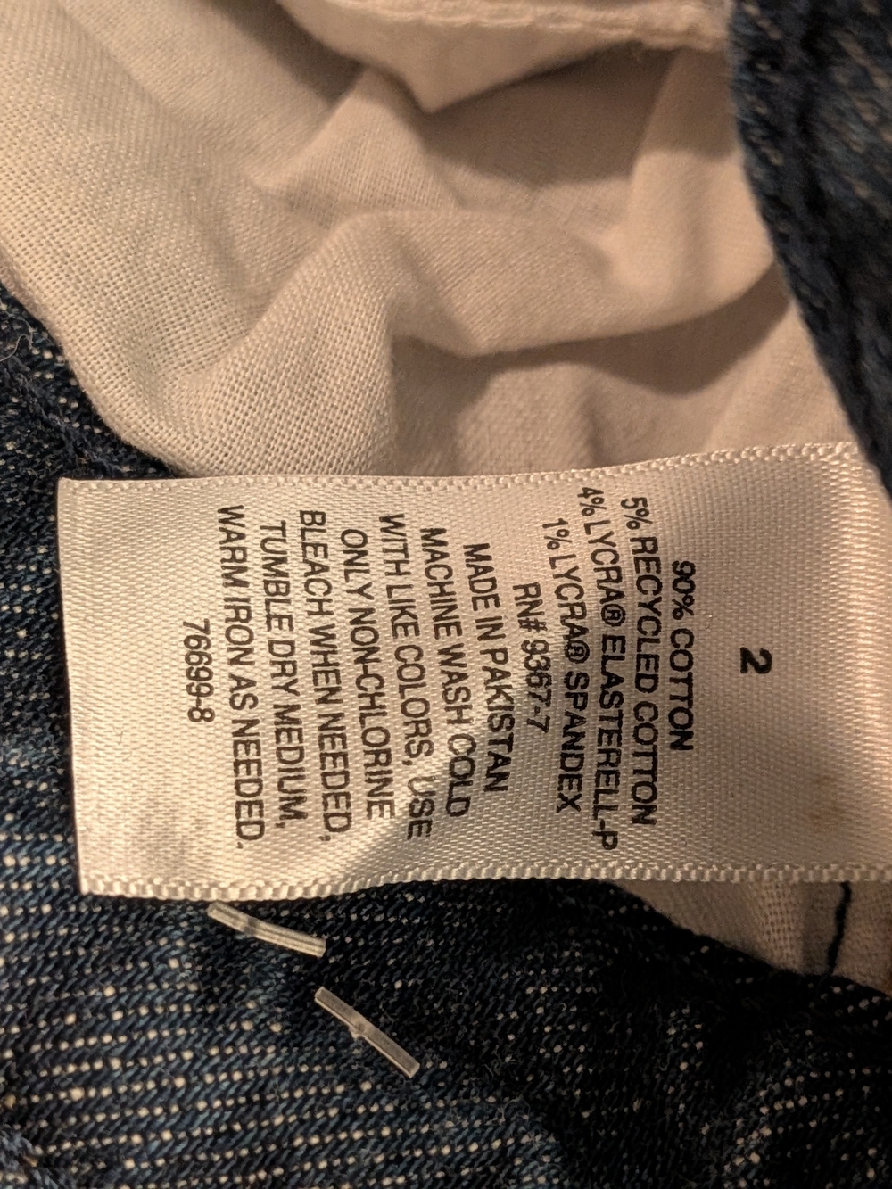 Arizona Jean Company Dark Indigo Flare Jeans - Picture 8 of 8